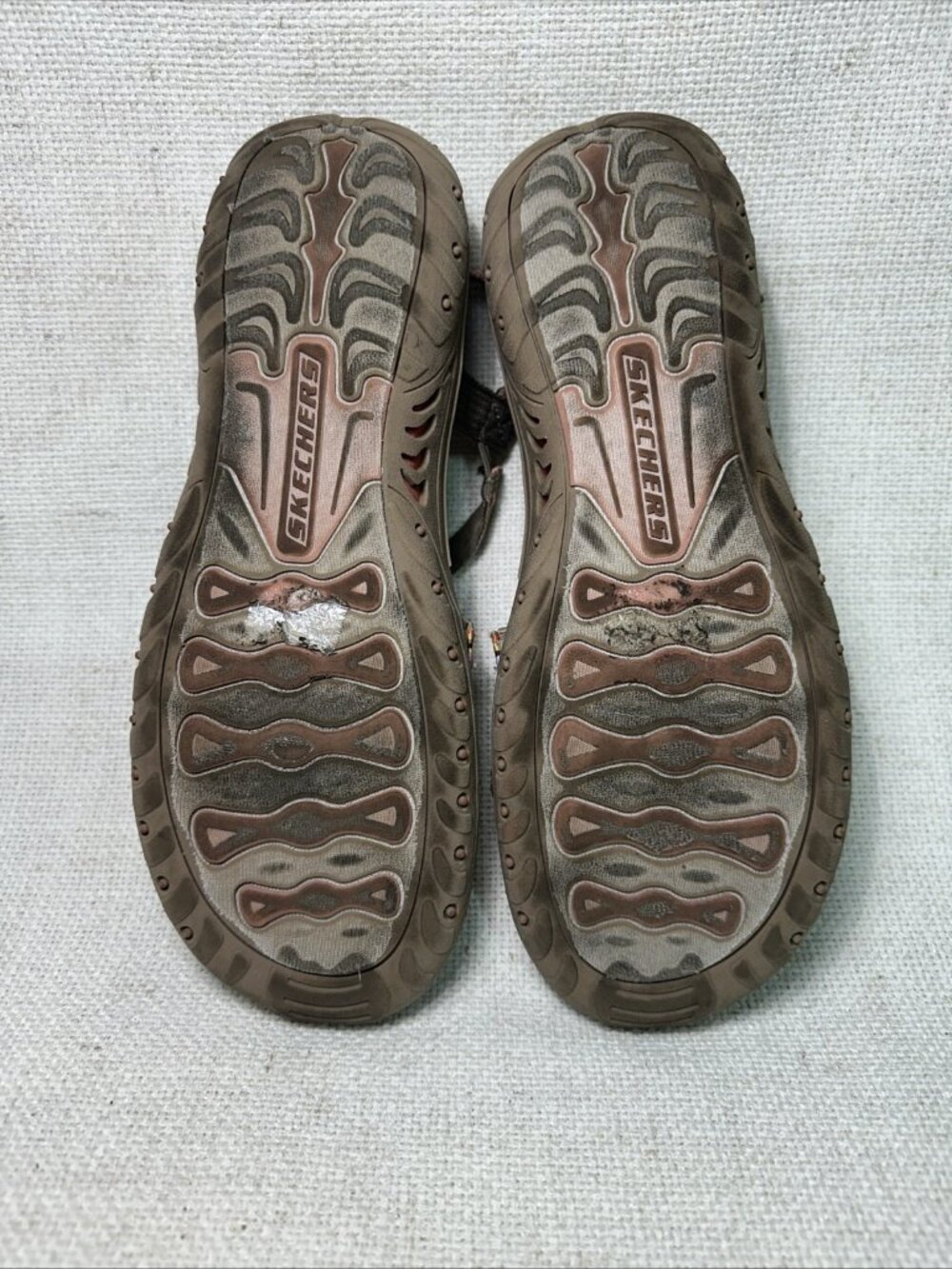 Skechers Womens Reggae Dream Weaver Taupe Multi Size 12 Sandals Summer Beach - Picture 5 of 5
